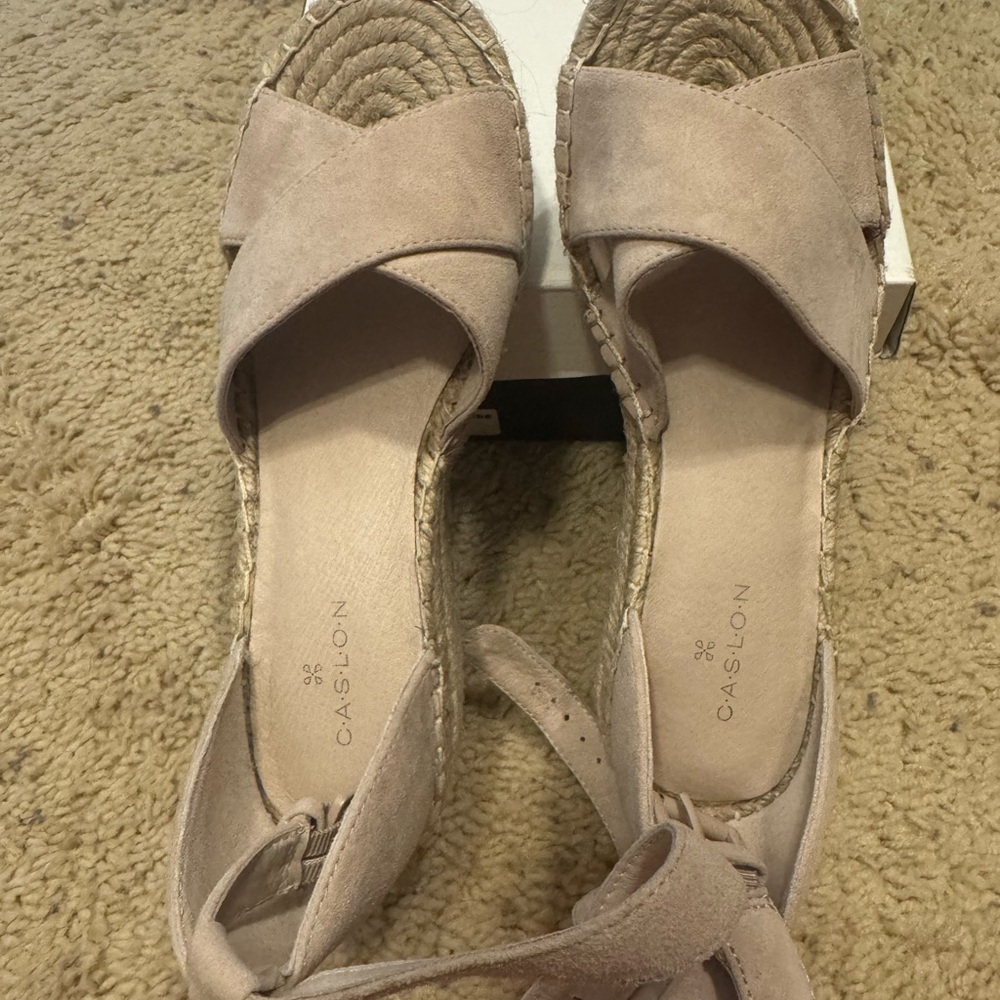Caslon Women’s Blush Suede Espadrilles